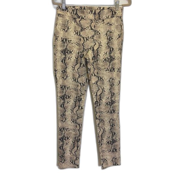 Chico’s - Snake Print Pull-on Ankle Jeggings - size 6 (Chico’s size 0.5) - Picture 1 of 8